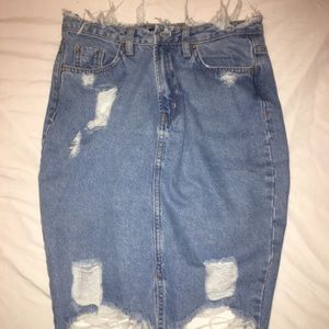 Missguided Denim Skirt